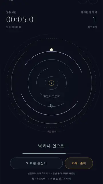 인워드 화면